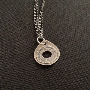 Silpada double strand sterling necklace